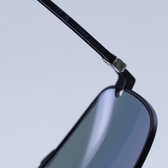 Philipp Plein SPP049M 0541 Sunglasses Semi Matte Black/Palladium Aviator Frame - Picture 7 of 11